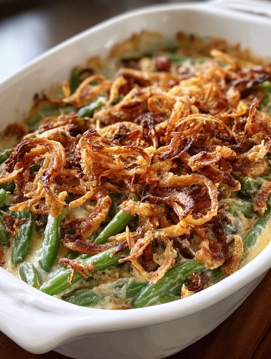 Best Thanksgiving Green Bean Casserole Recipe - Thanksgiving Green Bean Casserole - additional detail