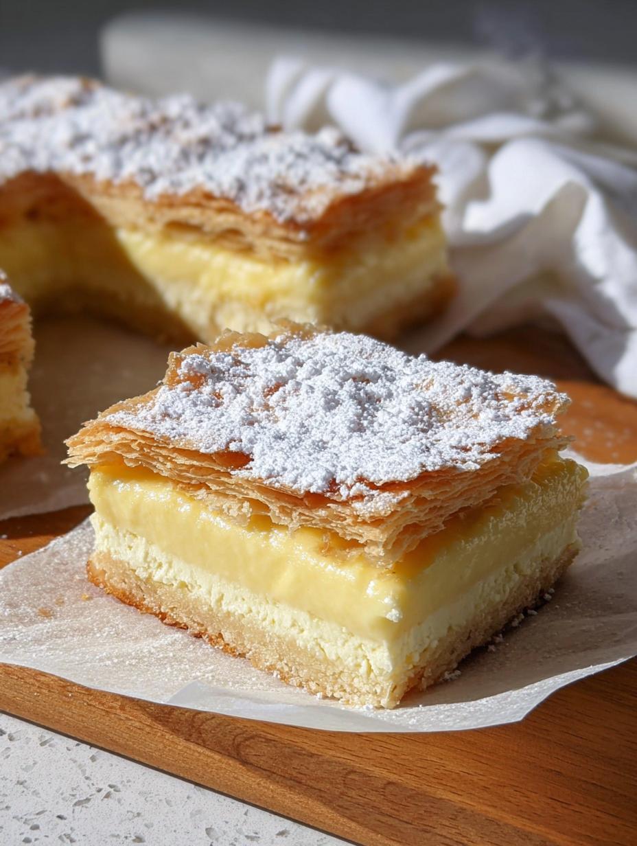 Vanilla Custard Cream Squares: 5 Delicious Secrets - Vanilla Custard Cream Squares - additional detail