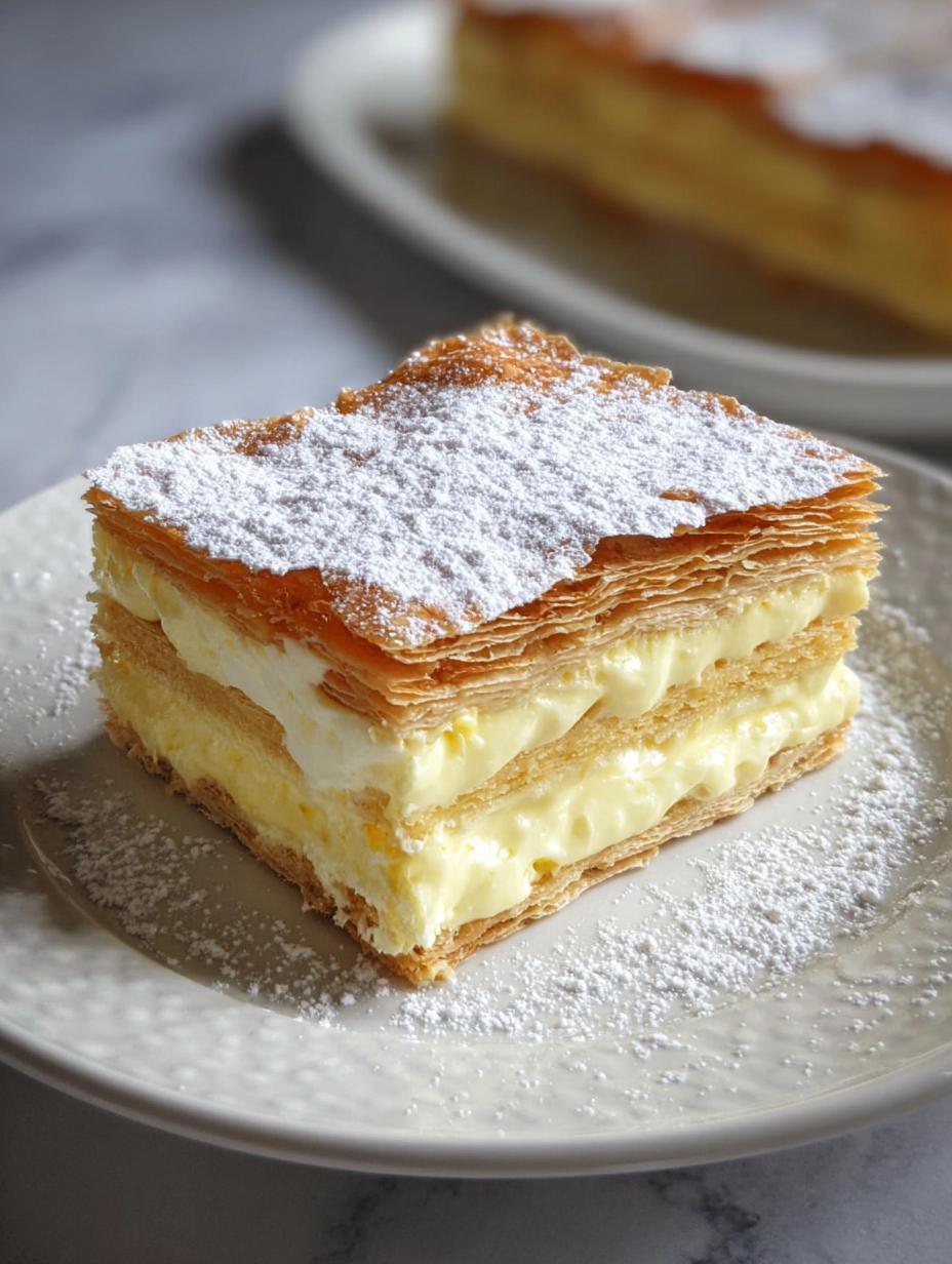 Vanilla Custard Cream Squares
