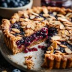 Vegan Blueberry Pie Almond