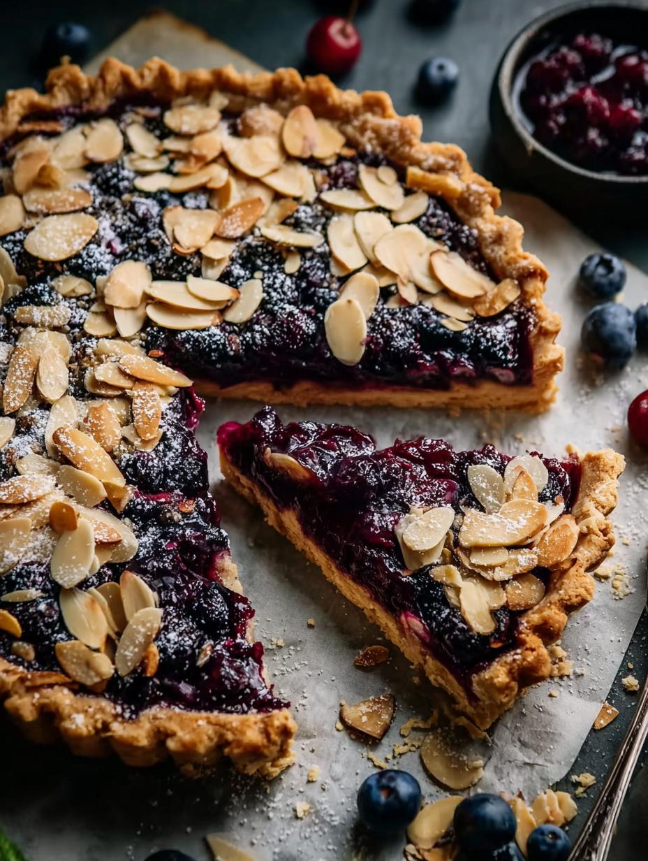 Vegan Blueberry Pie Almond: 1 Blissful Slice 6 Vegan Blueberry Pie Almond: 1 Blissful Slice - Vegan Blueberry Pie Almond - additional detail