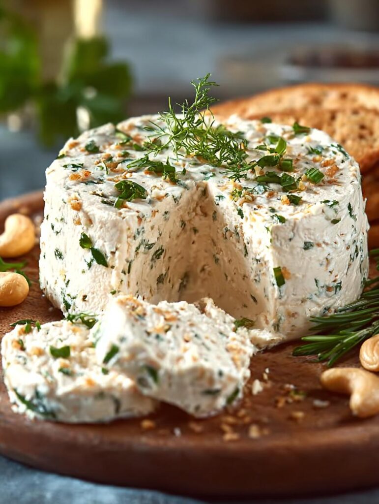 Vegan Cashew Boursin Cheese