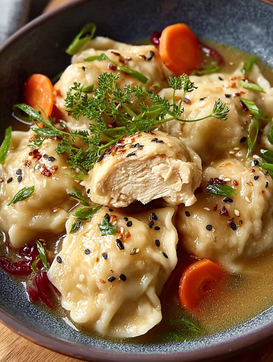 Vegan Chicken Dumplings: 5 Ingredients for Comforting Bliss - Vegan Chicken Dumplings - main visual representation
