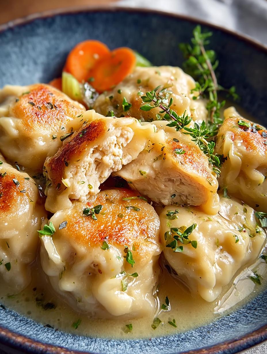 Vegan Chicken Dumplings: 5 Ingredients for Comforting Bliss - Vegan Chicken Dumplings - additional detail