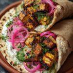 Vegan Greek Souvlaki Wrap