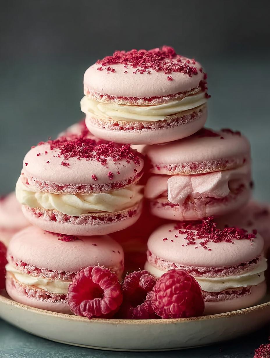 Vegan Raspberry Macarons: 1 Blissful Recipe - Vegan Raspberry Macarons Dairy - additional detail