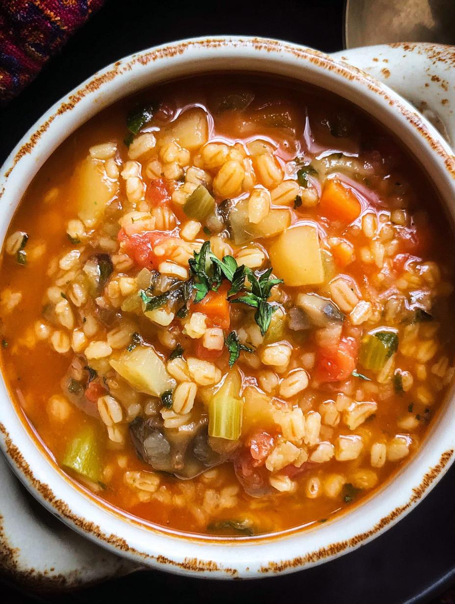 Vegetable Barley Soup