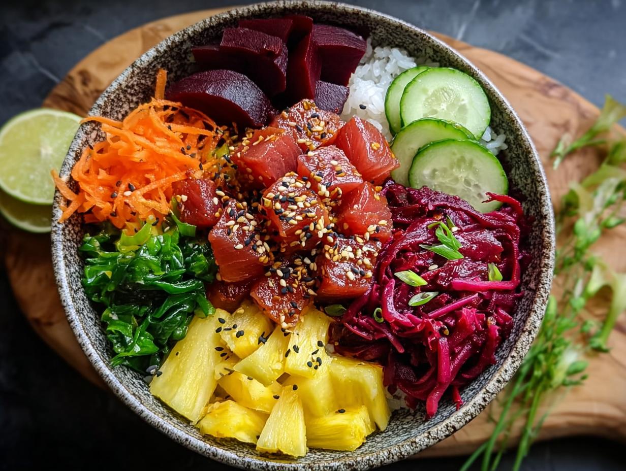 Vibrant Vegan Ahi Poke: 1 Amazing Veggie Recipe - Vibrant Vegan Ahi Poke - additional detail