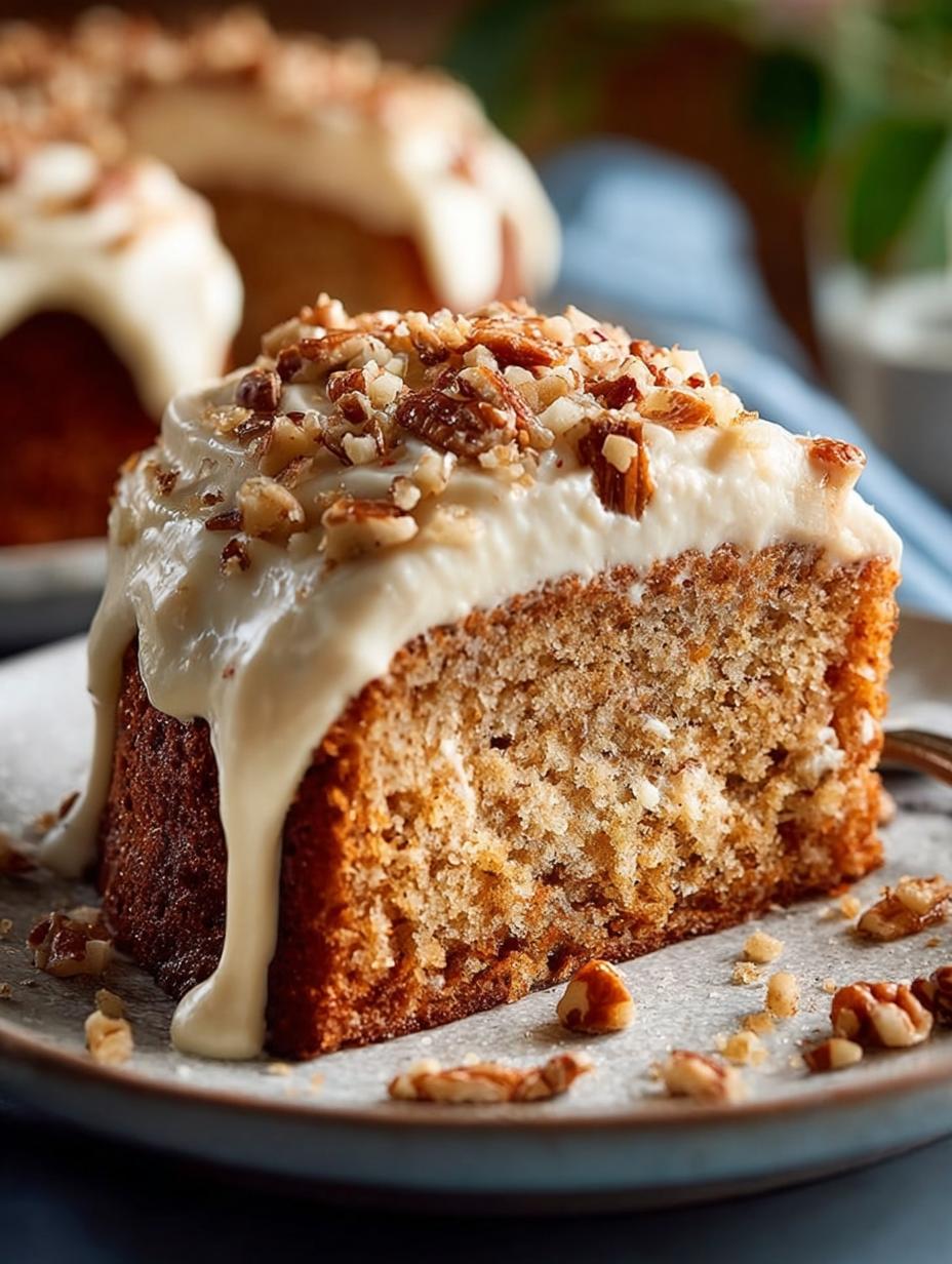 Apple Pecan Spice Cake