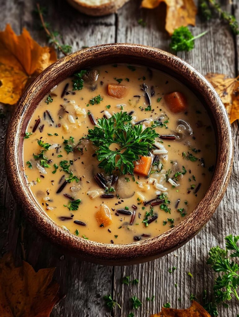 Autumn Wild Rice Soup