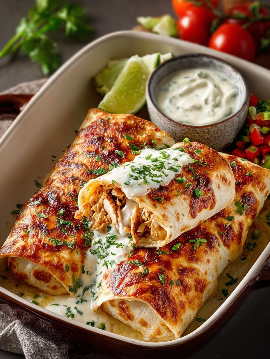 Delicious Baked Chicken Chimichangas for Family Dinner - Baked Chicken Chimichangas - additional detail
