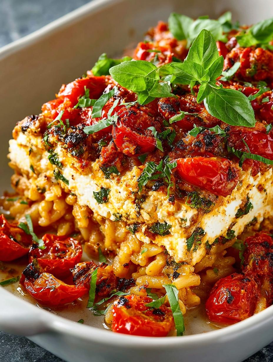 Baked Feta Pasta with Cherry Tomatoes: A Creamy Delight - Baked Feta Pasta with - additional detail