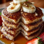 Banana Oat Pancakes Vegan