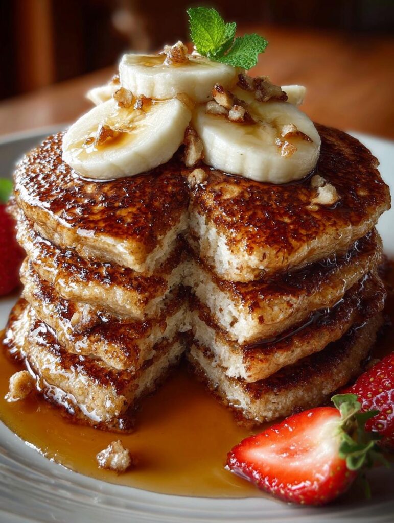 Banana Oat Pancakes Vegan