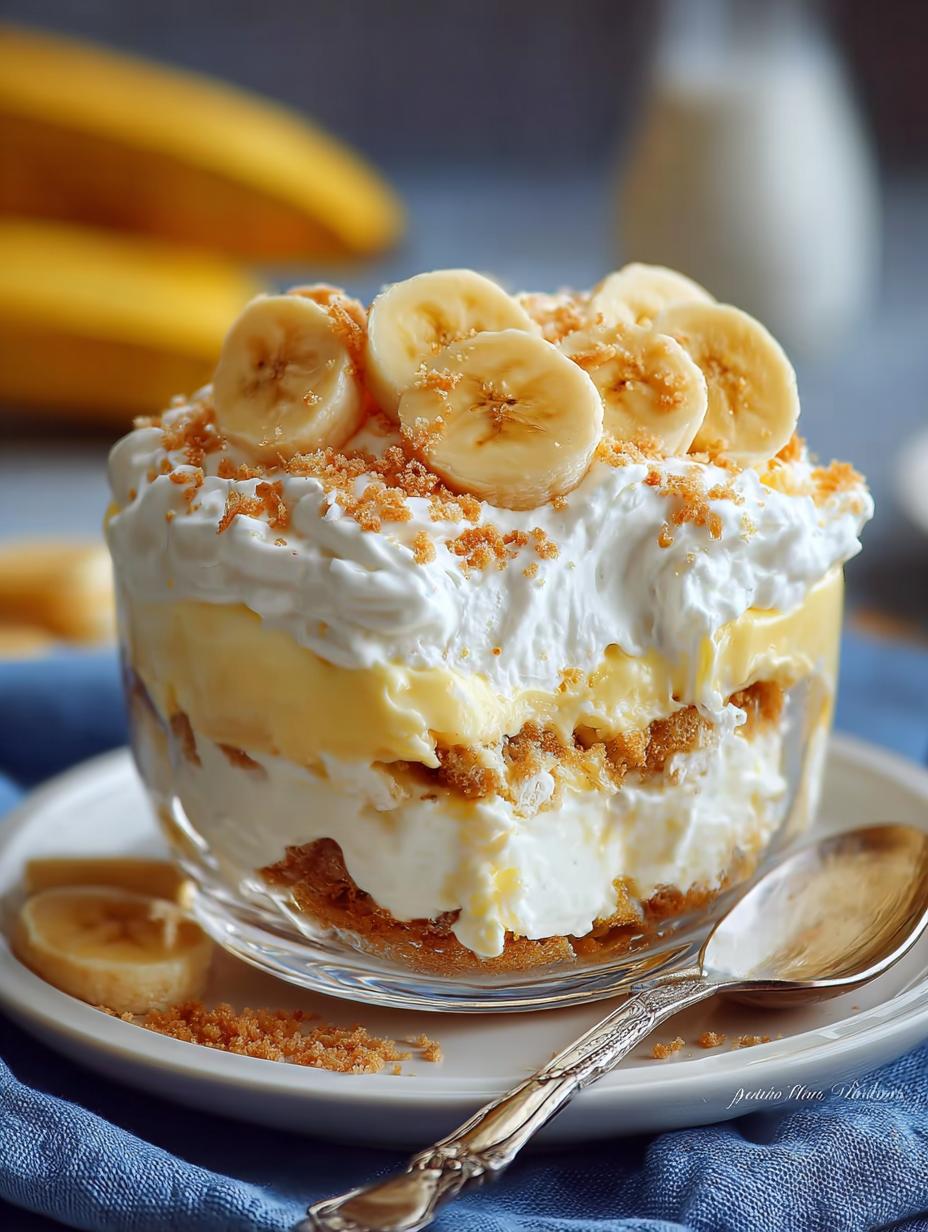 Irresistibly Creamy Banana Pudding: 12 Layers of Delight - Banana Pudding - main visual representation