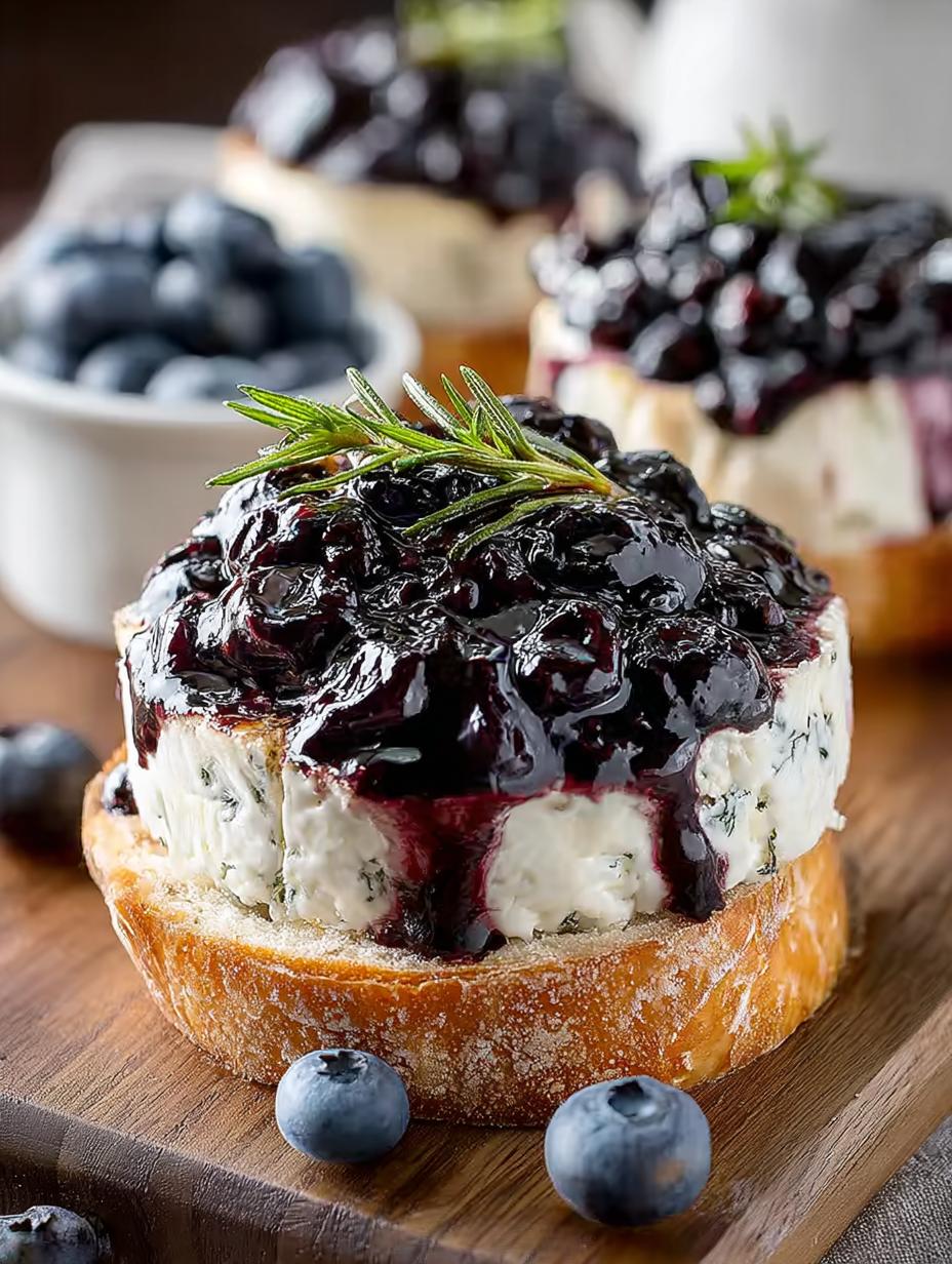 Blueberry Balsamic Goat Cheese