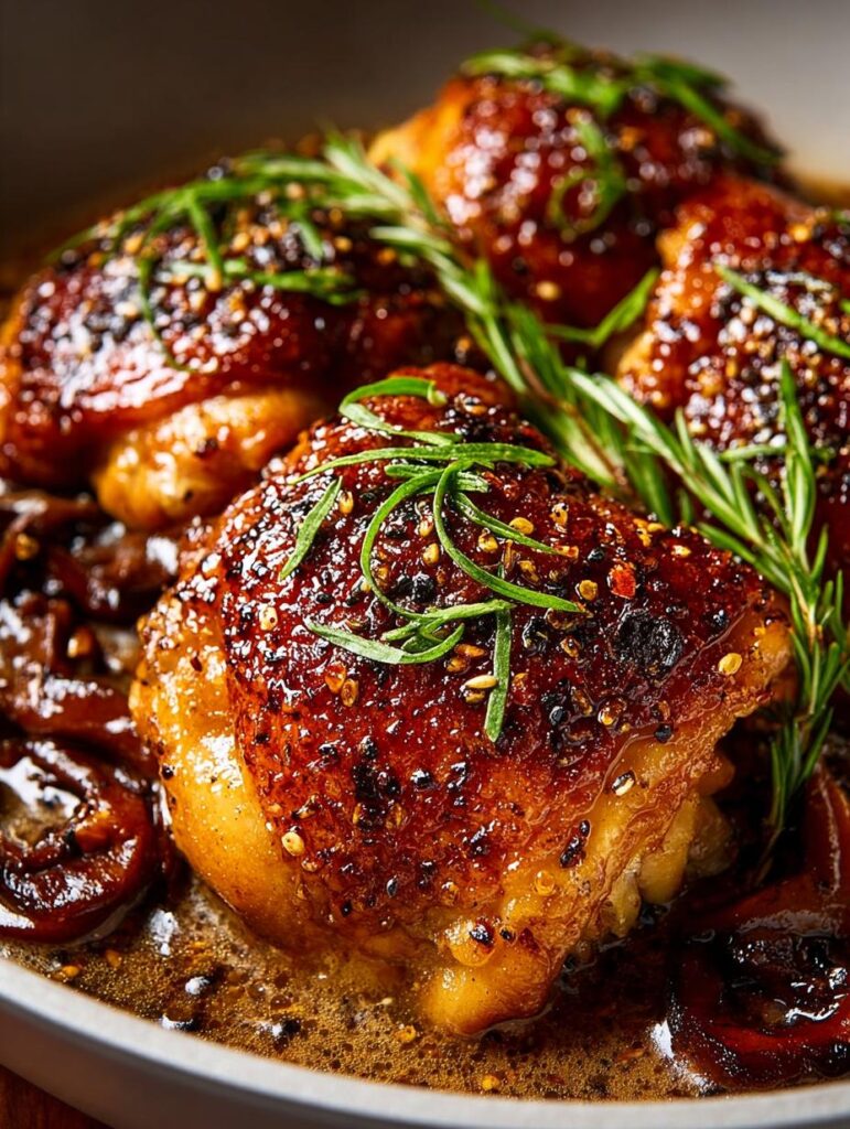 Braised Chicken Thighs with