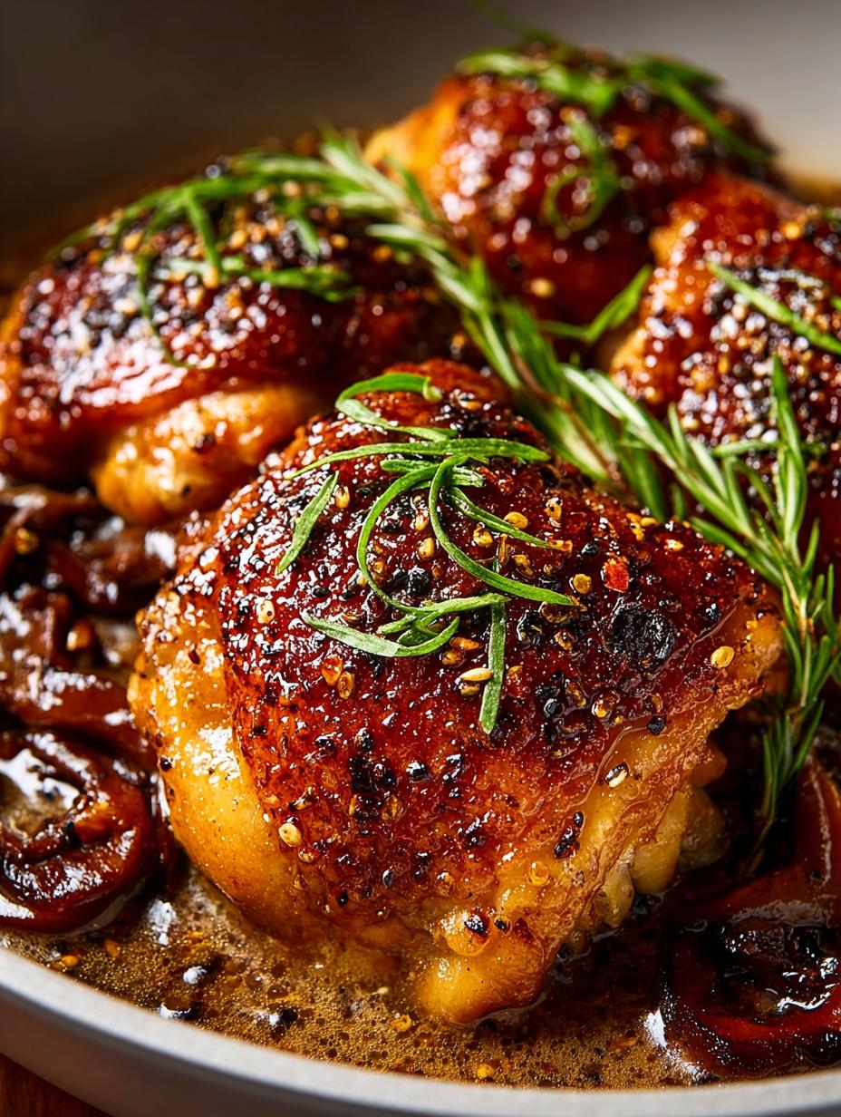 Braised Chicken Thighs with