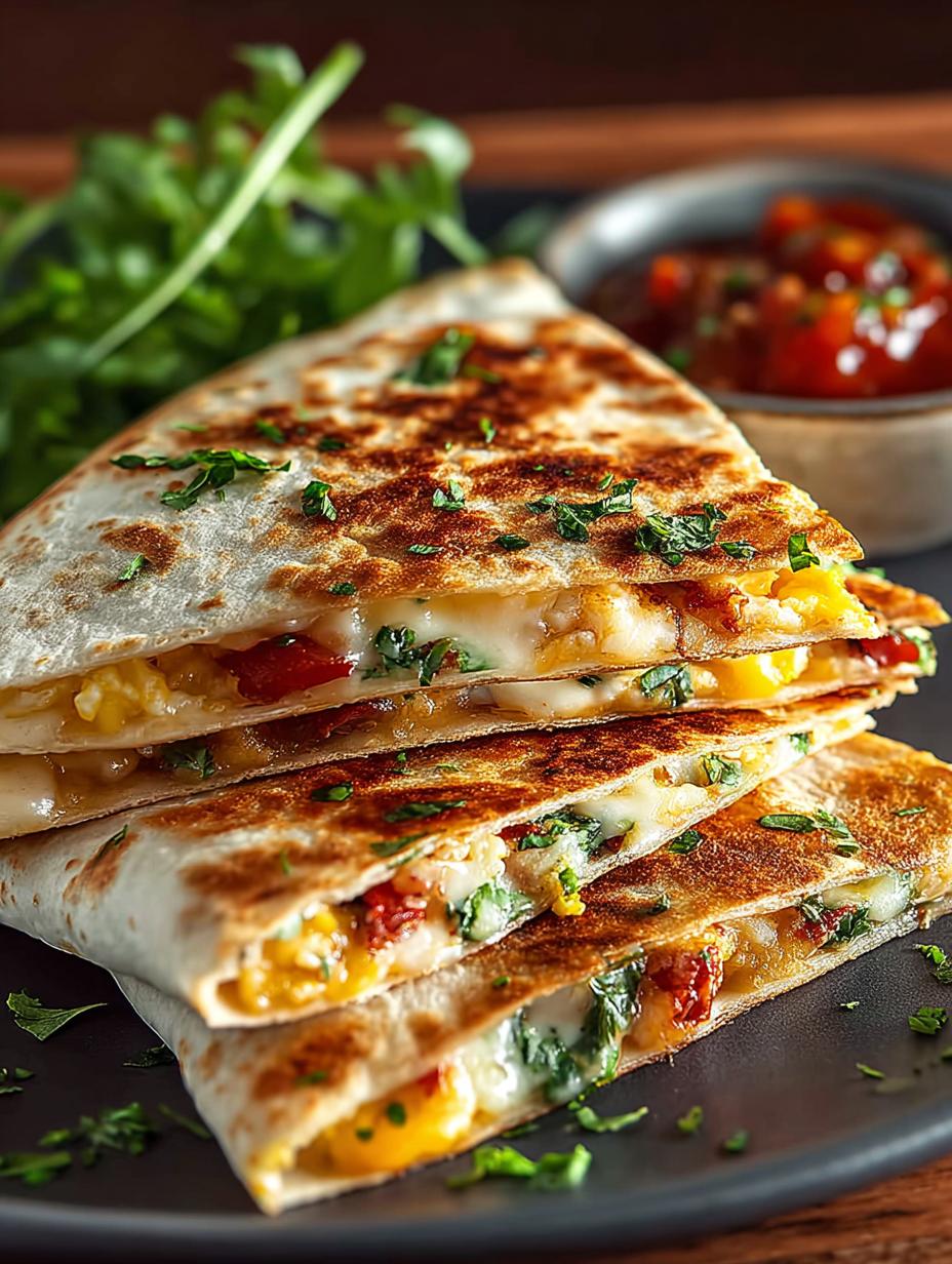 Delicious Breakfast Quesadillas Ready in Just 15 Minutes - Breakfast Quesadillas - additional detail