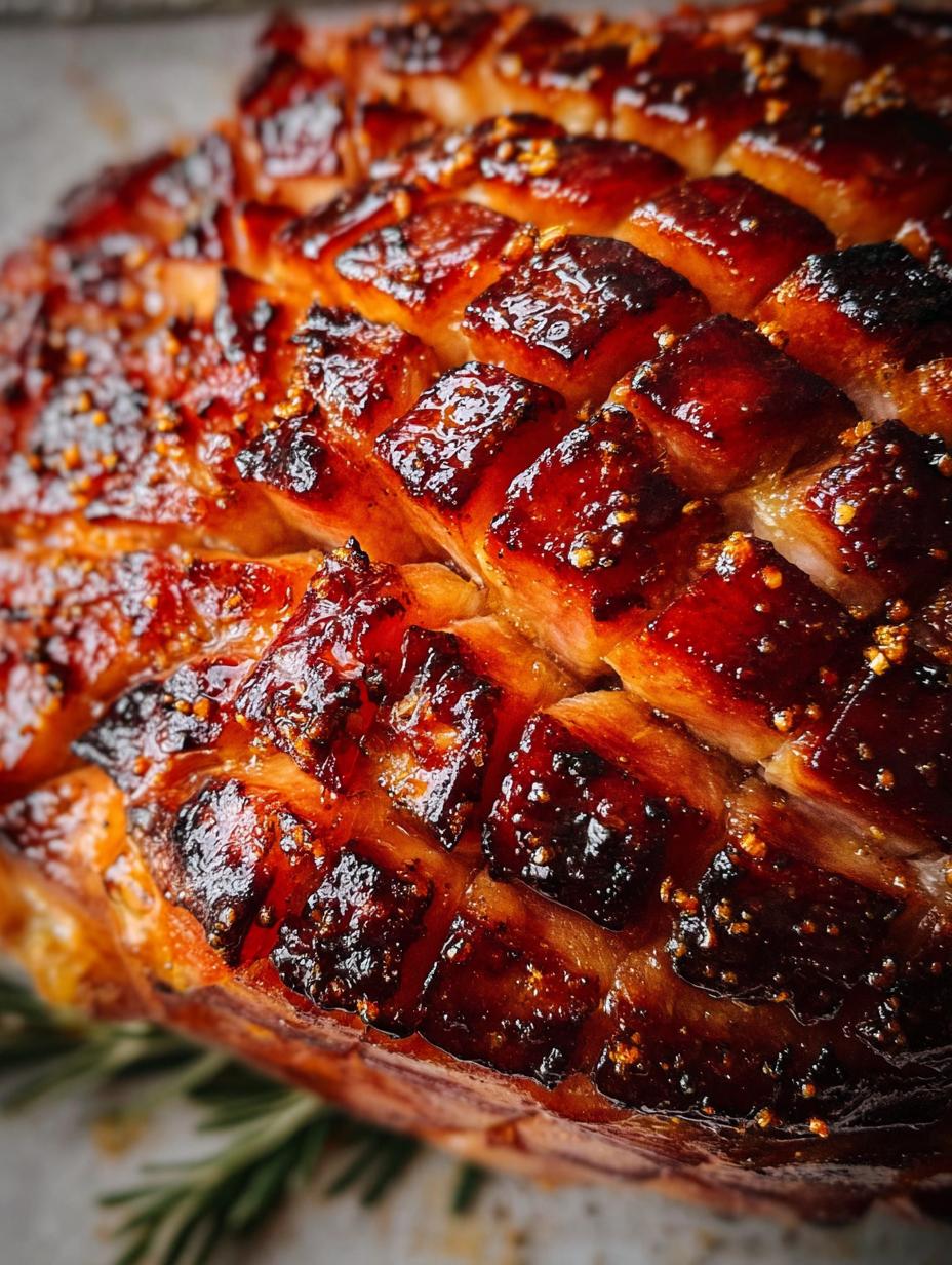 Brown Sugar Glazed Ham: Amazing Flavor in 1 Hour 6 Brown Sugar Glazed Ham: Amazing Flavor in 1 Hour - Brown Sugar Glazed Ham - additional detail