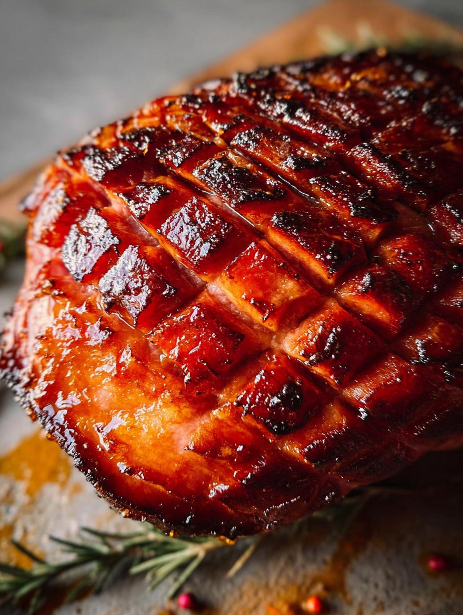 Brown Sugar Glazed Ham: Amazing Flavor in 1 Hour 7 Brown Sugar Glazed Ham: Amazing Flavor in 1 Hour - Brown Sugar Glazed Ham - additional detail