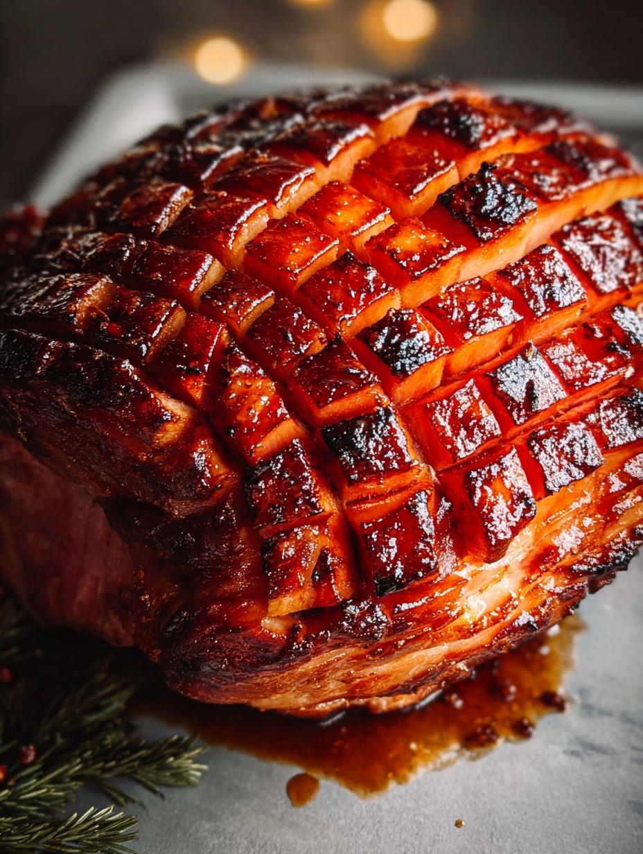Brown Sugar Glazed Ham