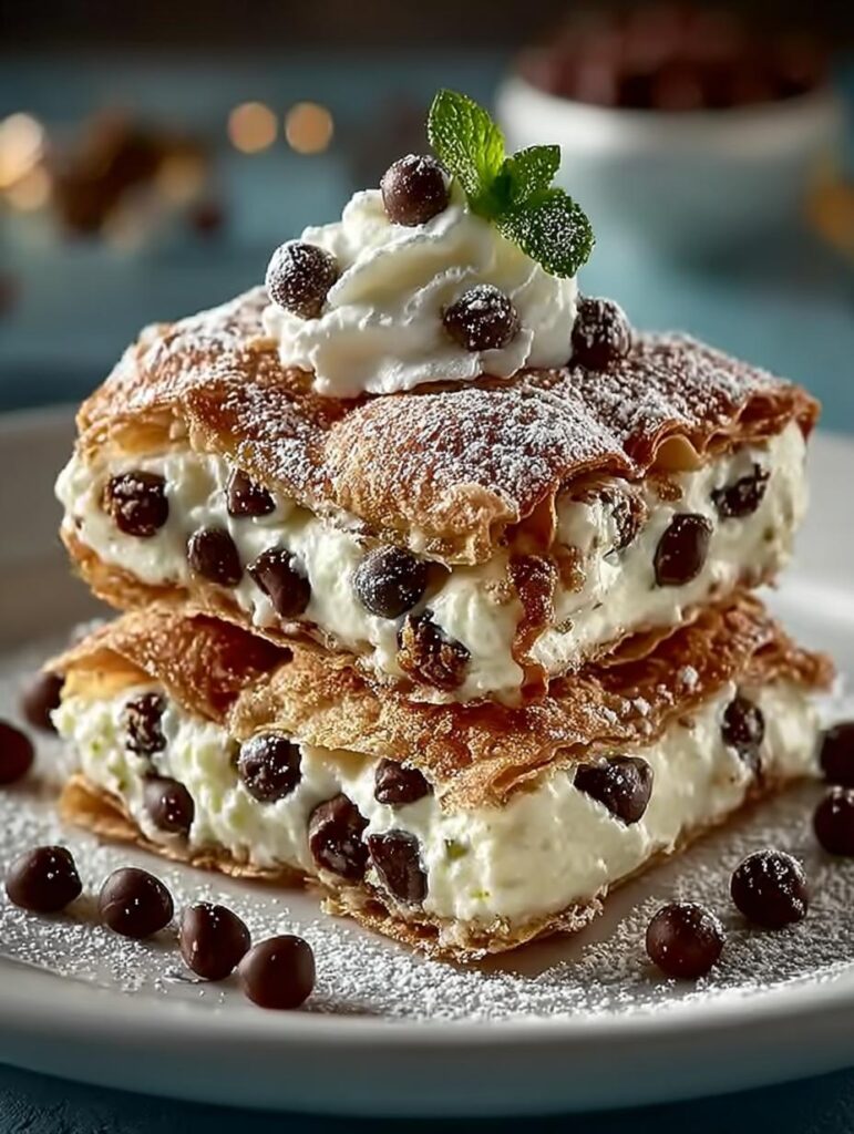 Cannoli Squares