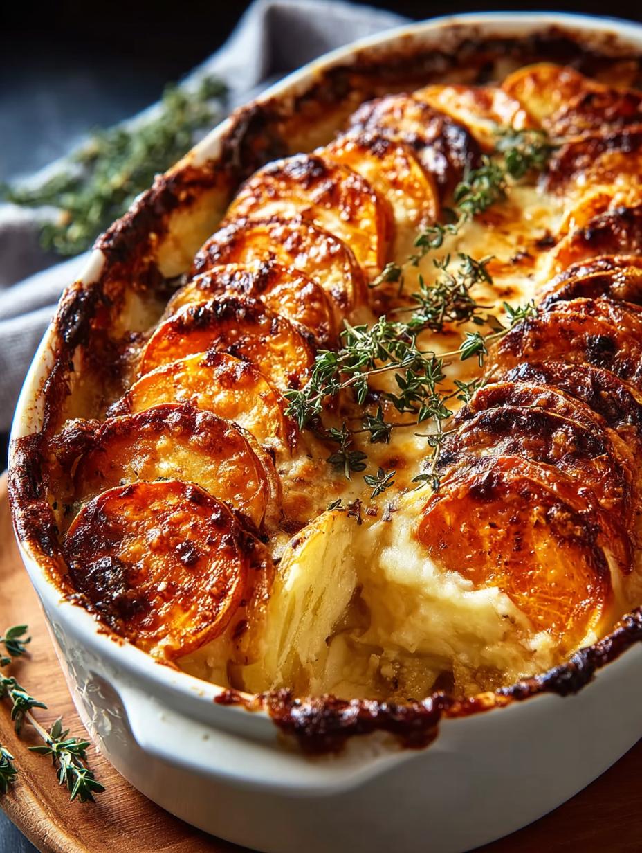 Savory Cheesy Root Vegetable Gratin for Cozy Meals - Cheesy Root Vegetable Gratin - additional detail