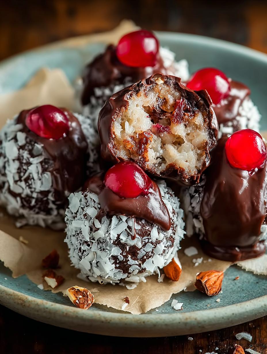 Cherry Bourbon Balls