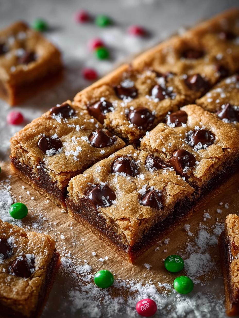 Chewy Christmas Blondies with M&Ms: A Festive Delight - Chewy Christmas Blondies with - additional detail