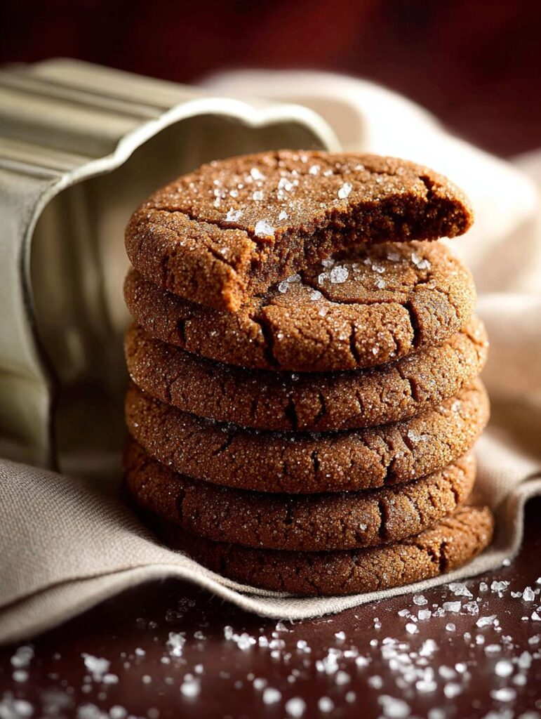 Chewy Gingersnap Cookies