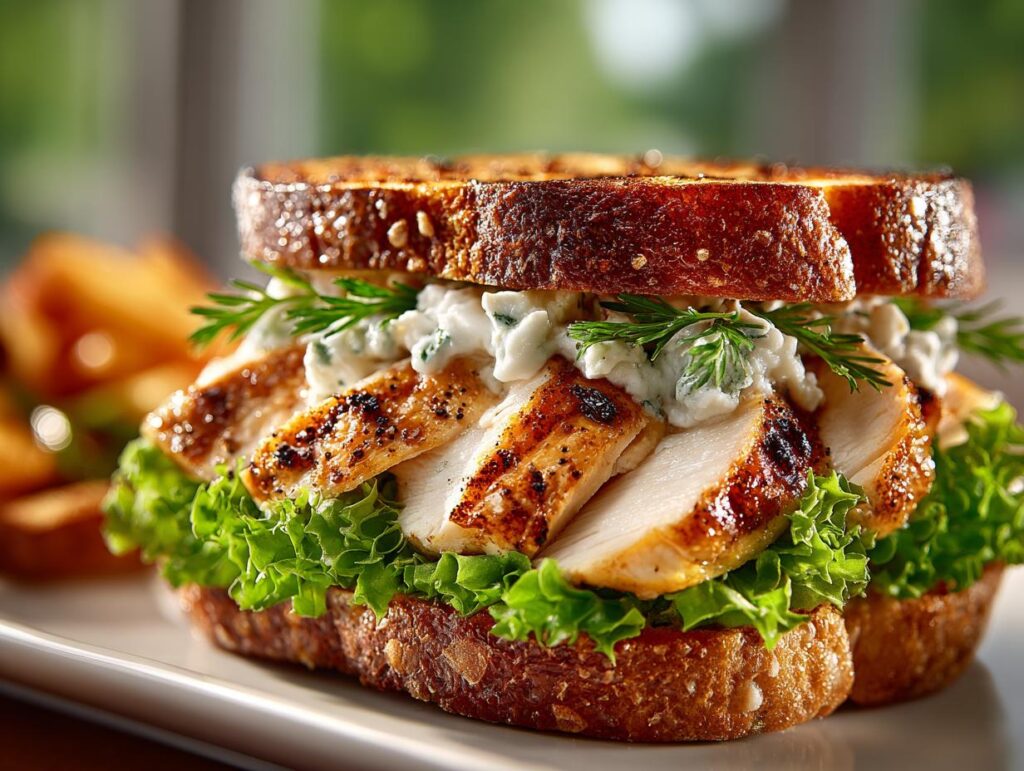 Chicken Caesar Sandwiches