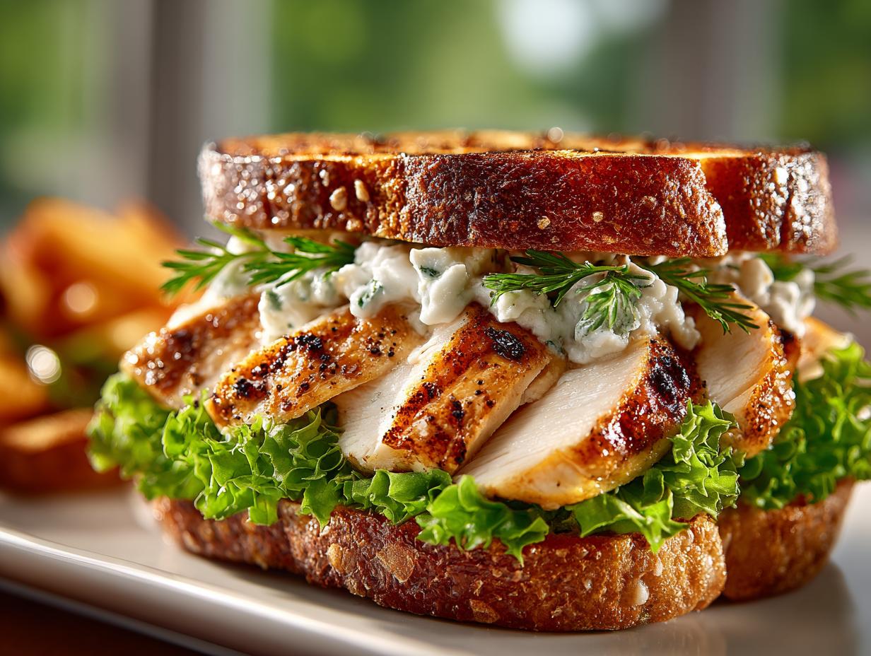 Chicken Caesar Sandwiches