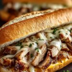 Chicken Cheese Steak Sandwiches