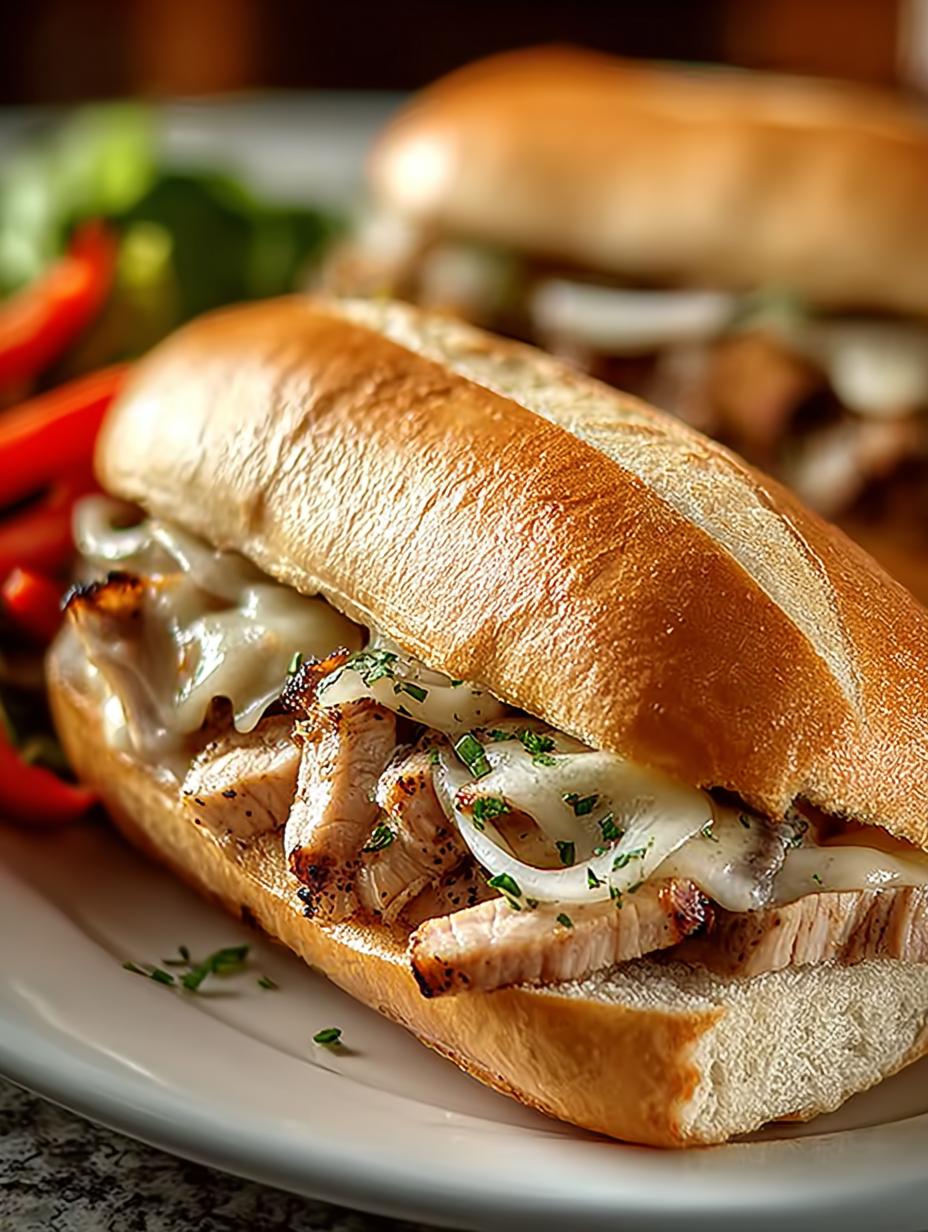 Irresistible Chicken Cheese Steak Sandwiches in 30 Minutes - Chicken Cheese Steak Sandwiches - additional detail