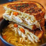 Chicken Noodle Soup Sandwich