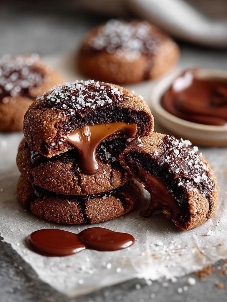 Chocolate Rolo Cookies