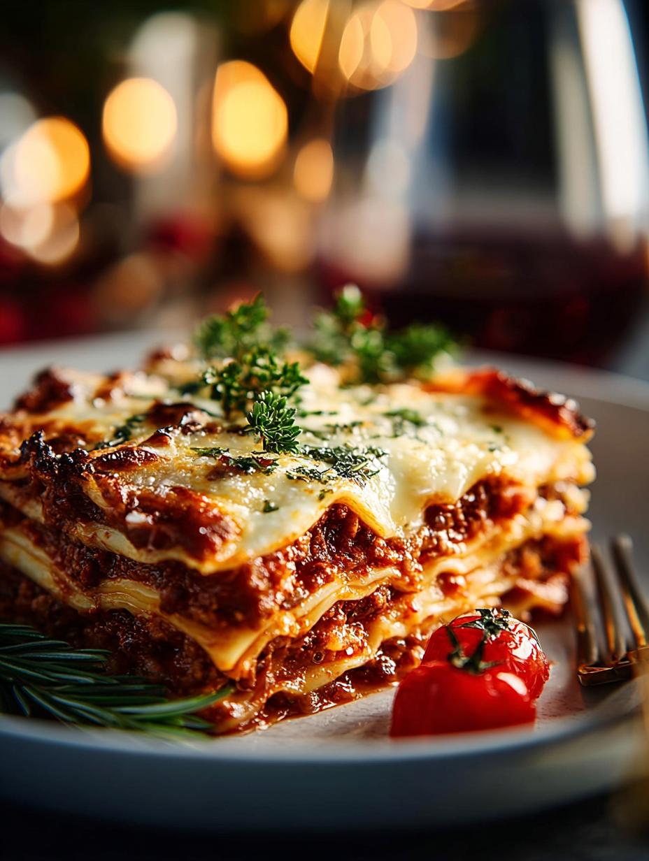 Christmas Eve Lasagna: A Festive Comfort Dish - Christmas Eve Lasagna - main visual representation