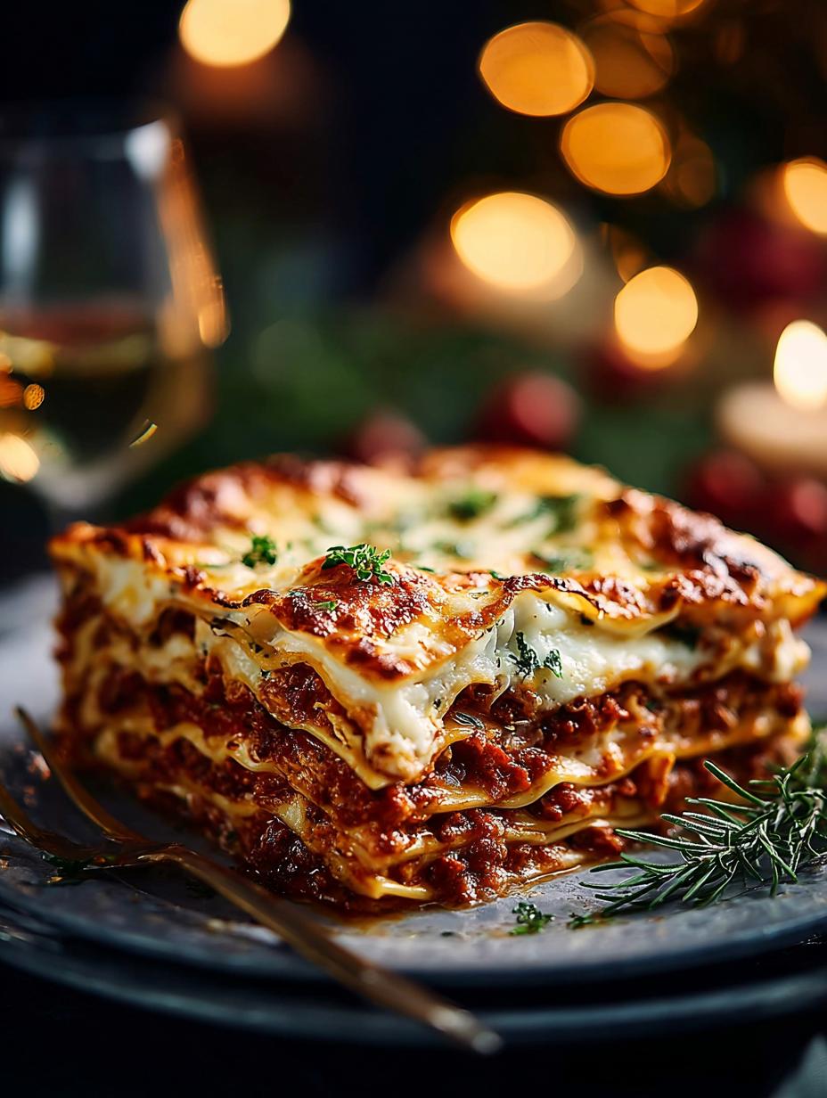 Christmas Eve Lasagna: A Festive Comfort Dish - Christmas Eve Lasagna - additional detail