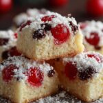 Christmas Maraschino Cherry Shortbread