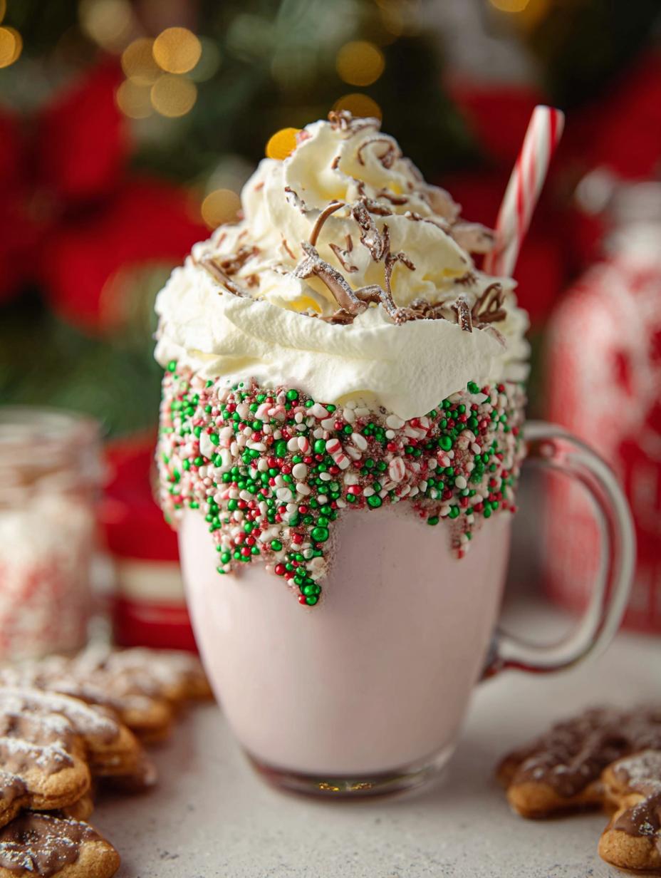 Christmas Tree Cake Milkshake: 5 Steps to Holiday Bliss - Christmas Tree Cake Milkshake - main visual representation