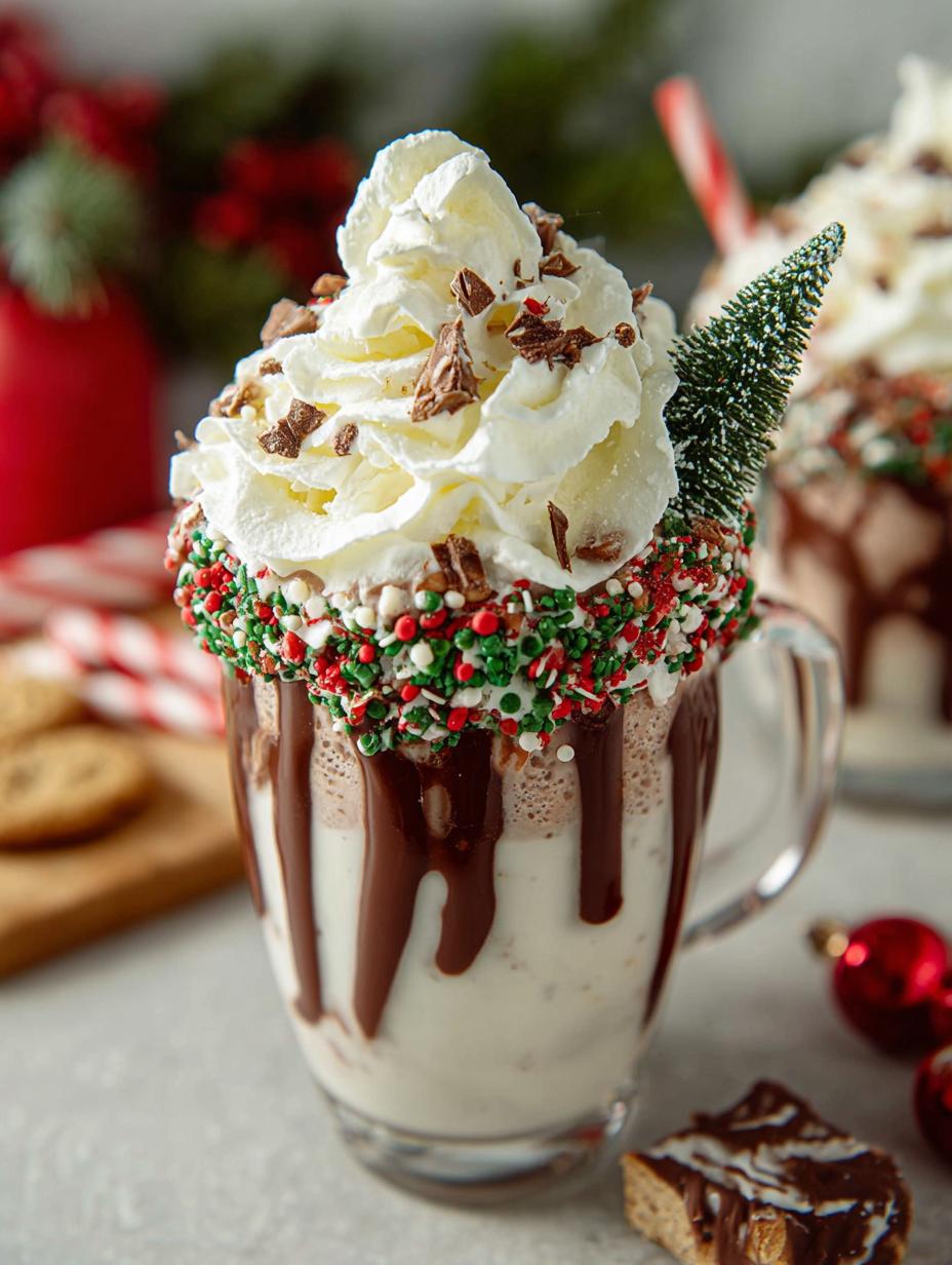 Christmas Tree Cake Milkshake