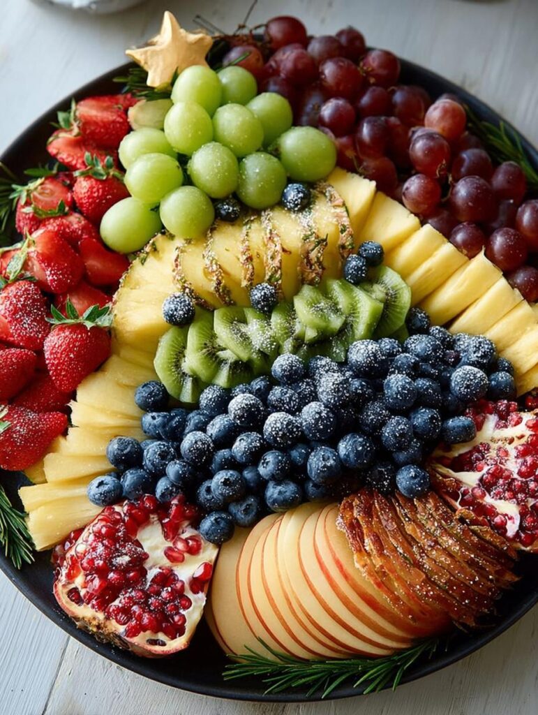 Christmas Tree Fruit Platter