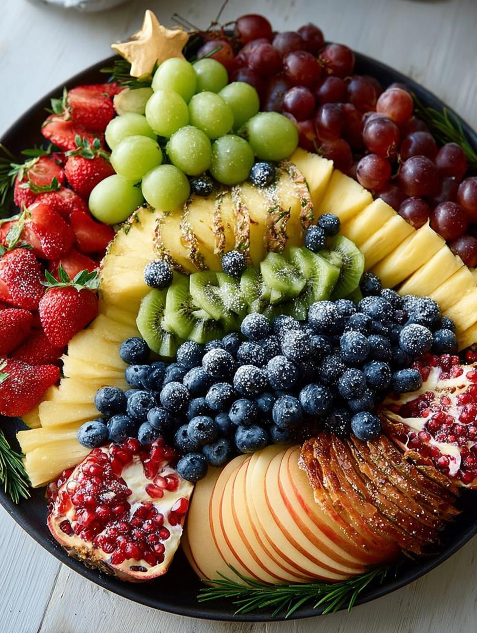 Christmas Tree Fruit Platter