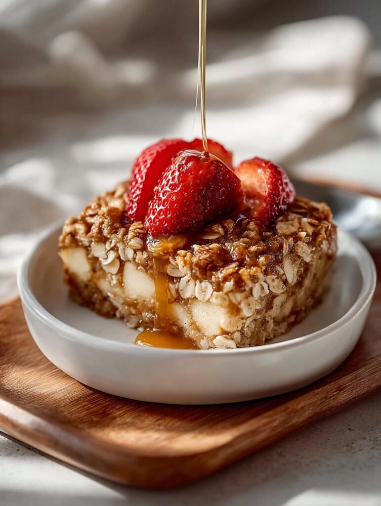 Cinnamon Apple Baked Oatmeal