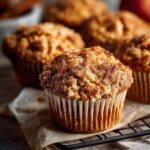 Cinnamon Apple Oatmeal Muffins