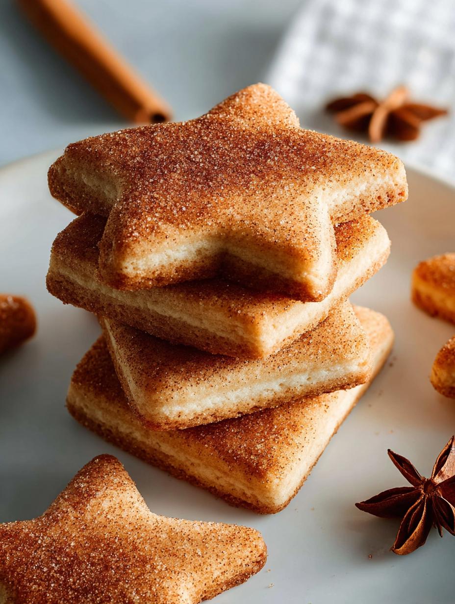 Cinnamon Shortbread Cookies