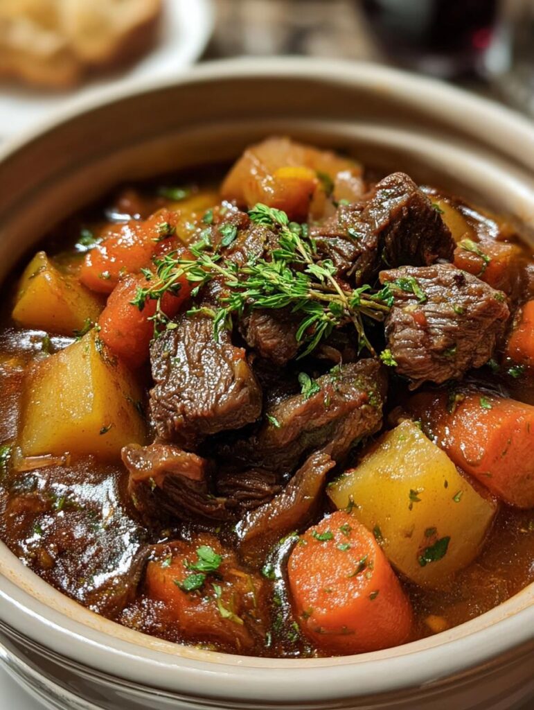 Comforting Crockpot Beef Stew