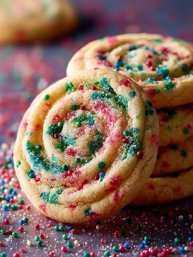 Confetti Cookies with Pan