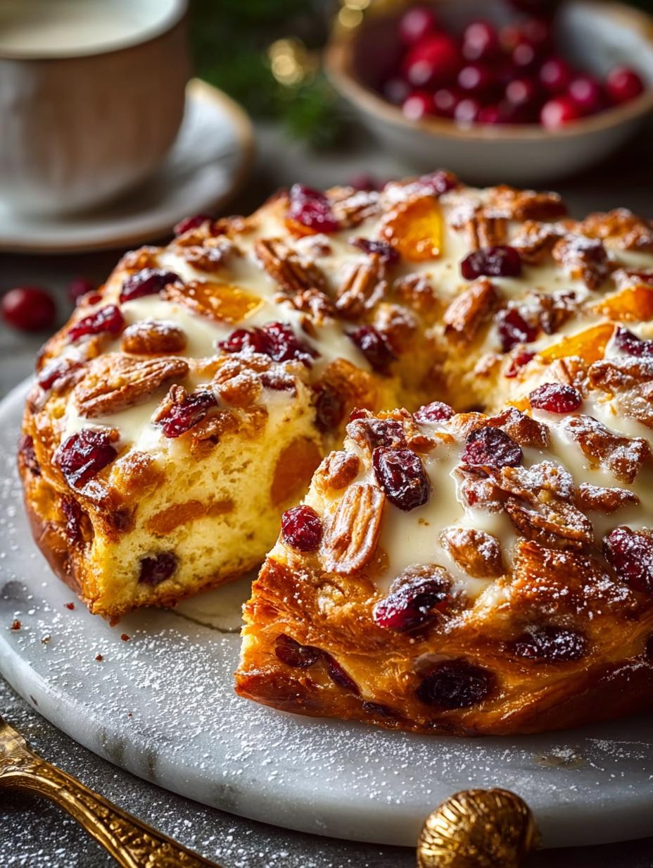Delightful Cranberry Apricot Couronne for Your Holidays - Cranberry Apricot Couronne - additional detail
